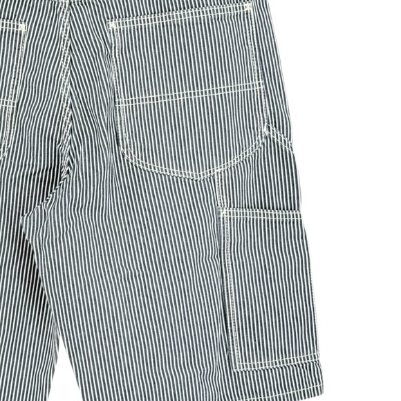 Lee Workwear Men's Striped Blue White Carpenter Shorts Size 32 Heavy Duty NWT - Picture 5 of 12